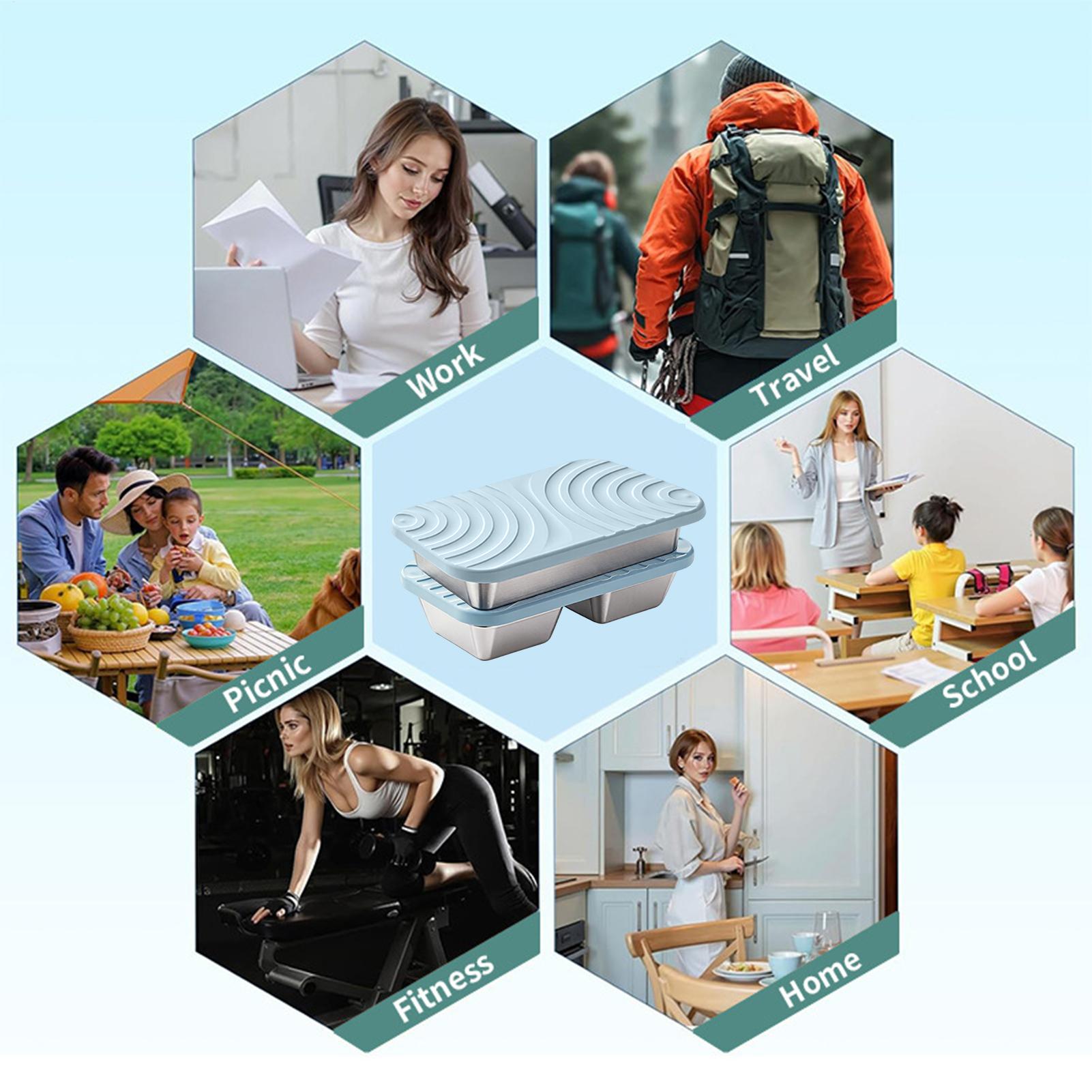Food Prep Snacks - Stainless Steel Snack Containers Stainless Steel