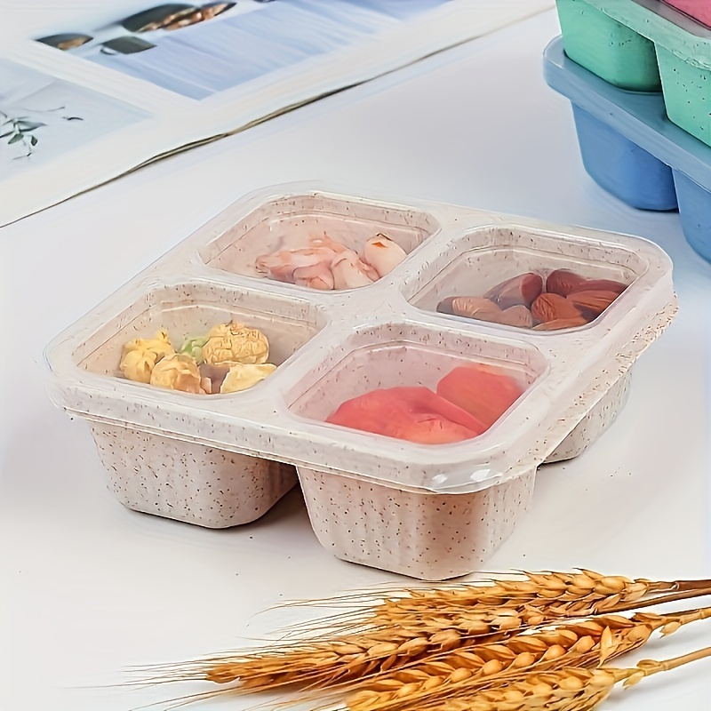 Food Prep Snacks - Set of 2 Reusable Plastic Snack