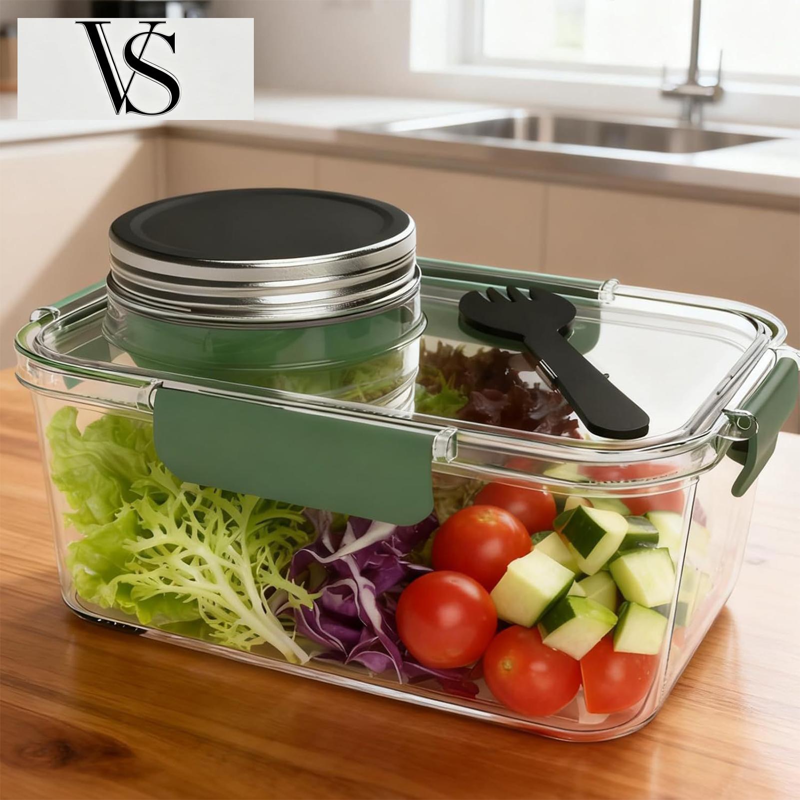Food Prep Snacks - Salad Container 2.5 OZ Storage Food