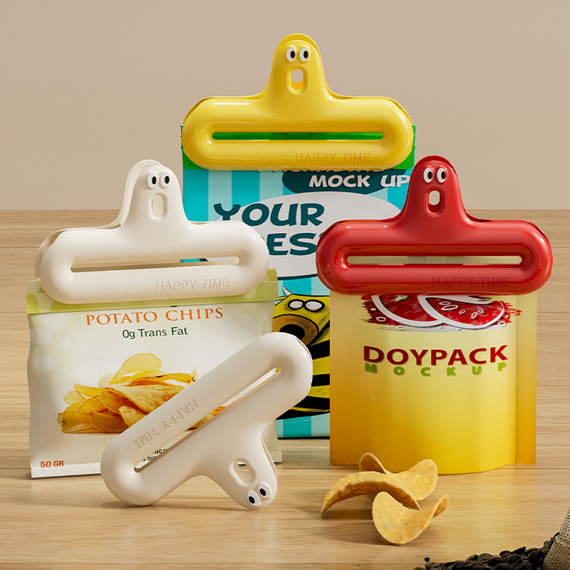 Food Snacks Wholesale - 1/4 cartoon sealing clip moisture-proof snack