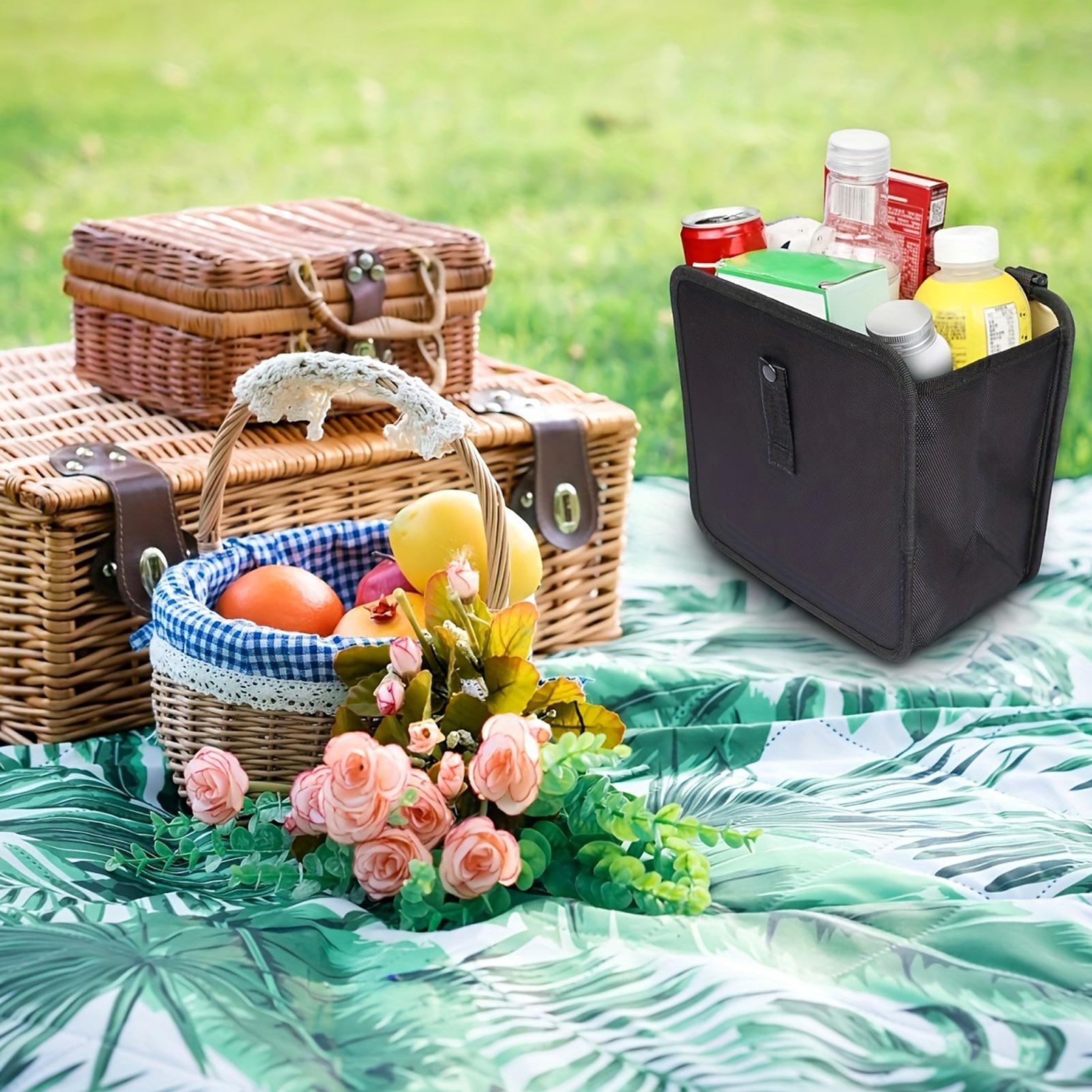 Rv Snacks & Food Zone Surat Menu - Car Trash Bin Waterproof Foldable Backseat
