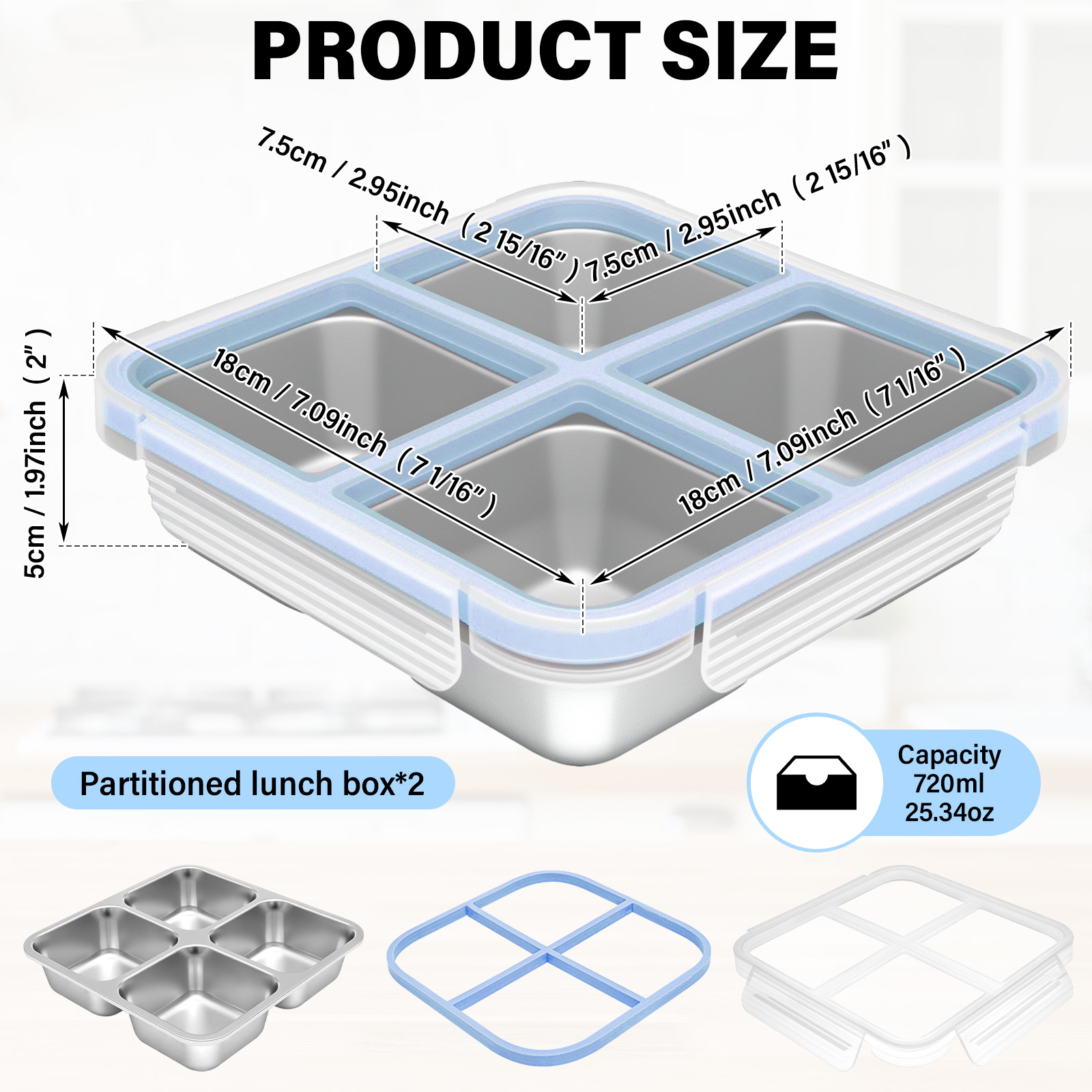 2 Pcs Stainless Steel Snack Bo - огляд і ціна Food Prep Snacks