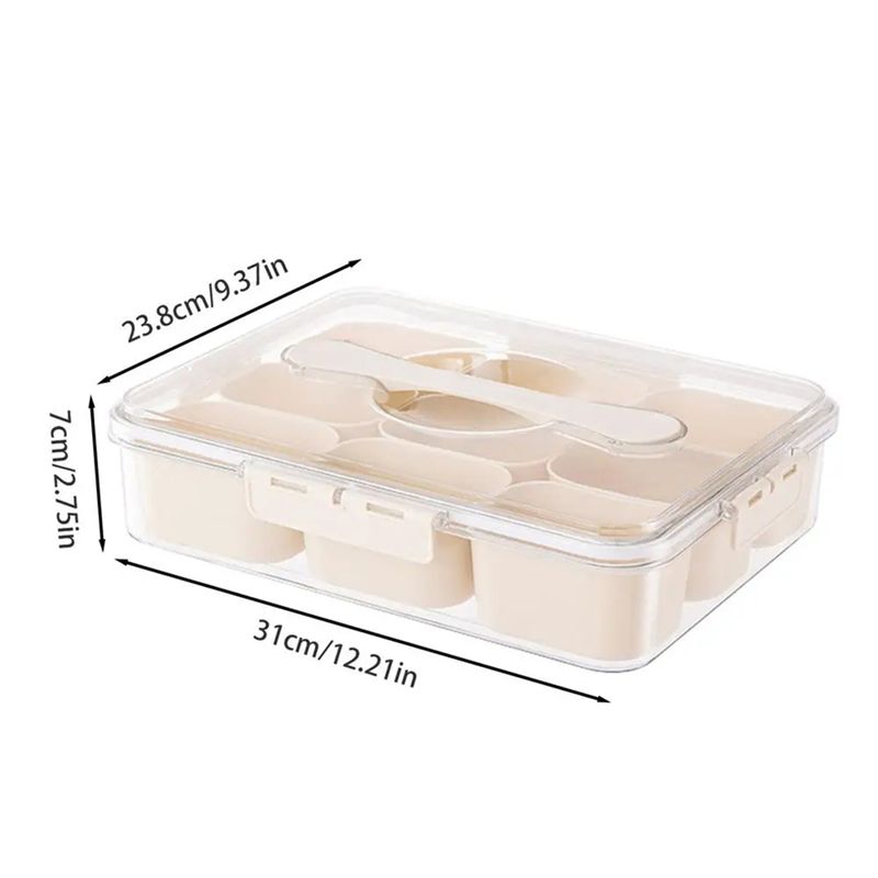 9 Compartments Divided Serving - огляд і ціна Food Snacks Candy