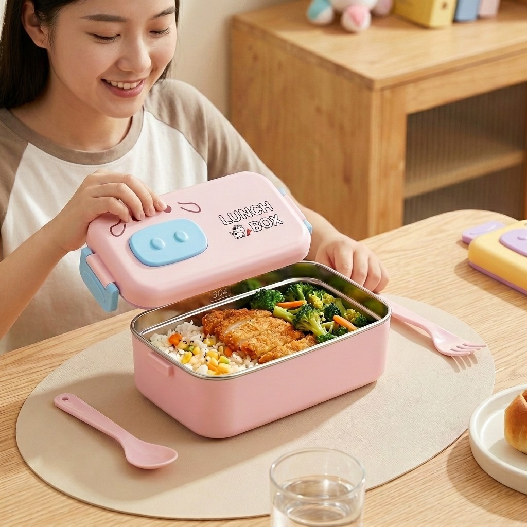 304 Stainless Steel Bento Box  - огляд і ціна Food Snacks Wholesale