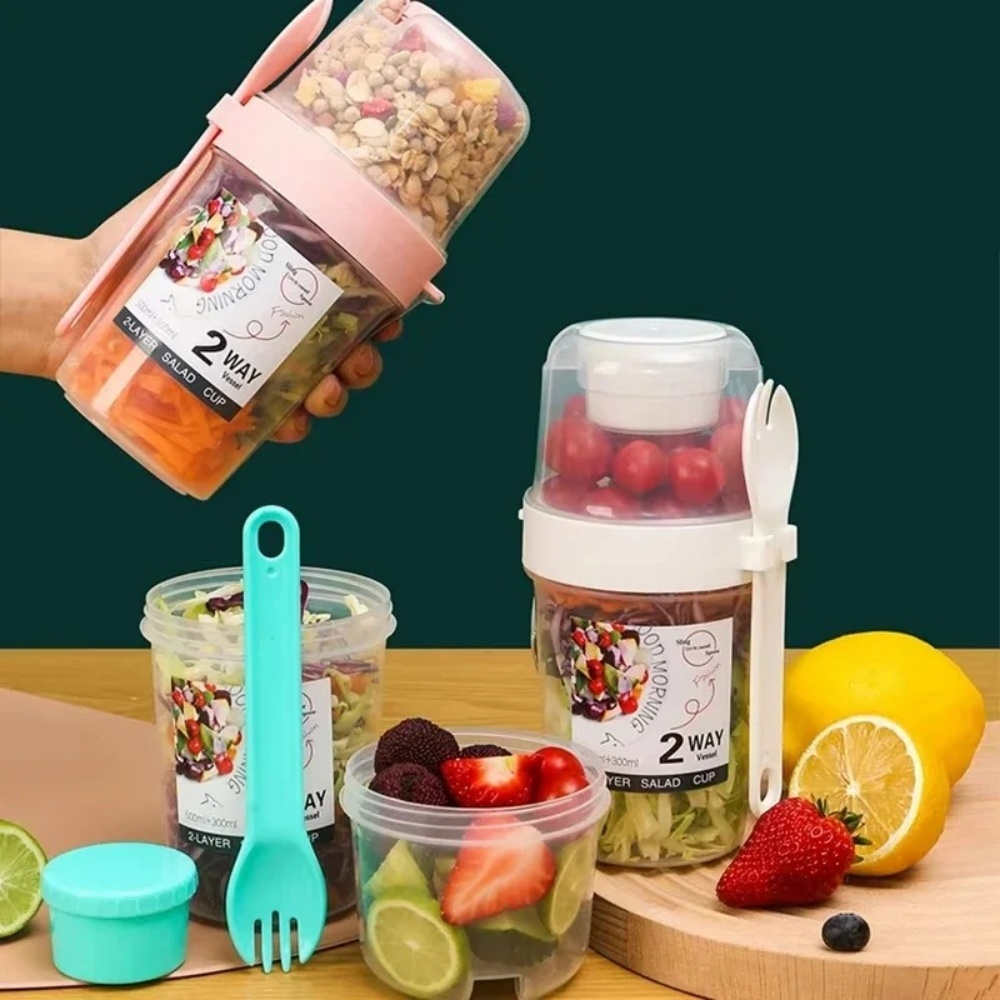 Portable Salad Cup Breakfast C - огляд і ціна Food Snacks Wholesale
