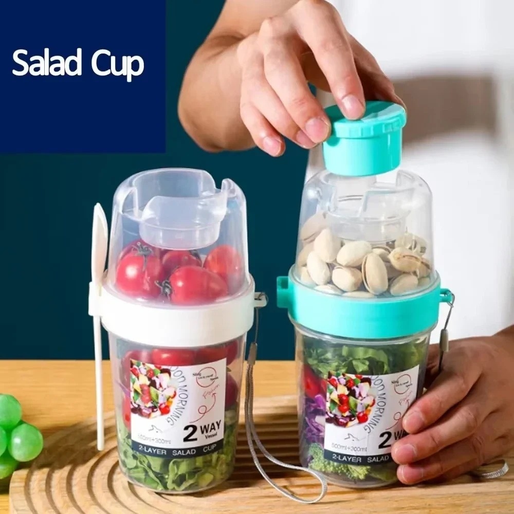 Portable Salad Cup Breakfast C - огляд і ціна Food Snacks Wholesale
