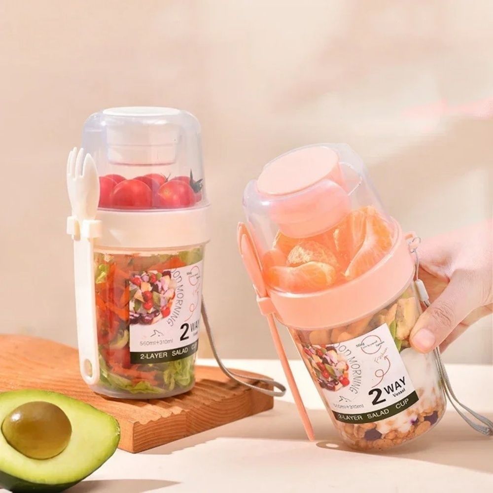 Portable Salad Cup Breakfast C - огляд і ціна Food Snacks Wholesale