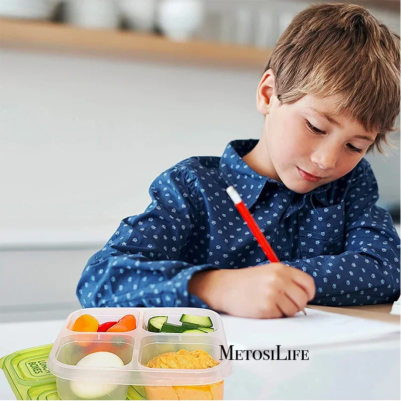 Plastic Bento Snack Box Reusab - огляд і ціна Food Prep Snacks