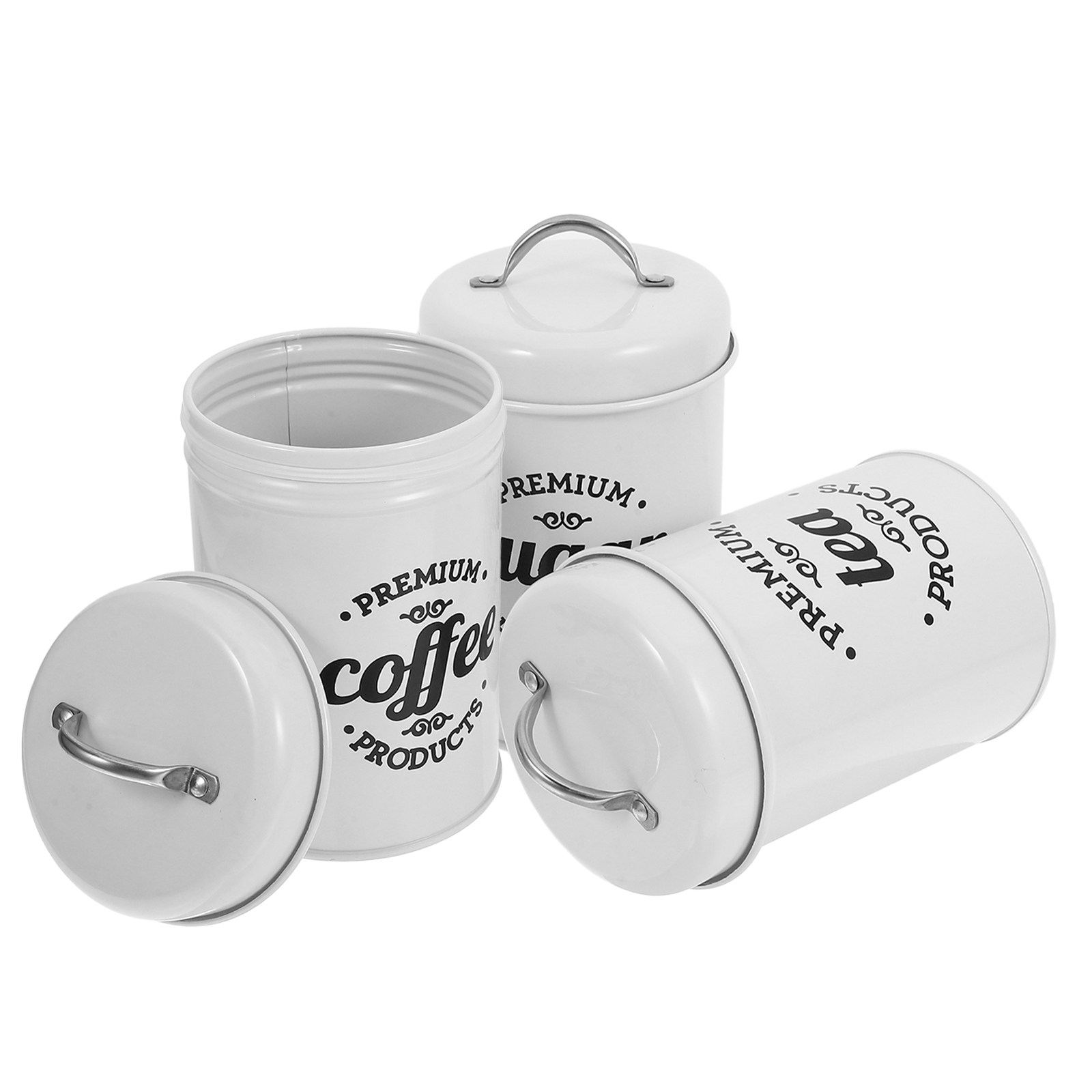 Sealed Iron Canister Set Elega - огляд і ціна Food Snacks Candy