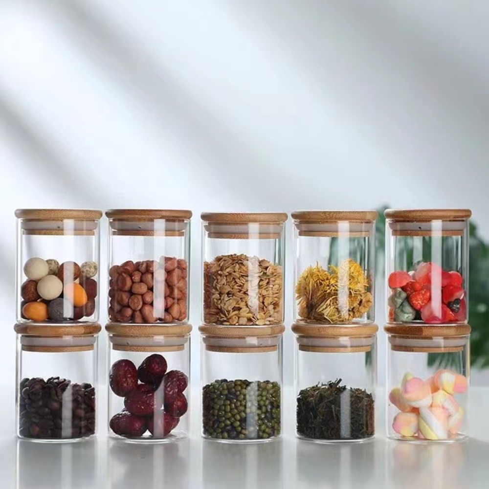 Glass Food Storage Tank with M - огляд і ціна Food Snacks Candy