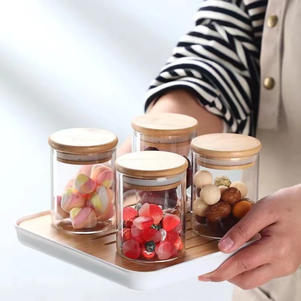 Glass Food Storage Tank with M - огляд і ціна Food Snacks Candy