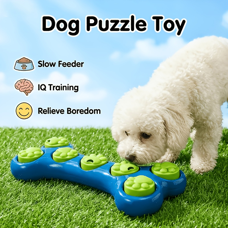 Dog Slow Feeder Toy Bone-Shape - огляд і ціна Food Snacks Game