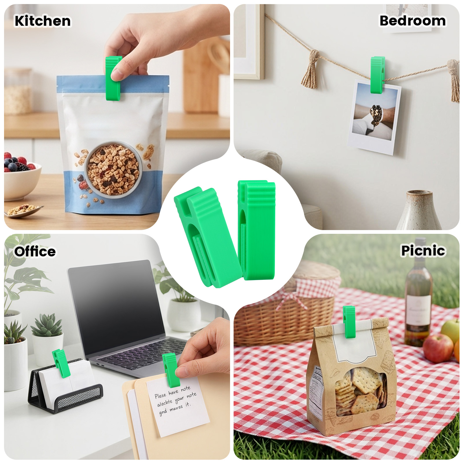 10Pcs Snack Bag Seal Clip Mult - огляд і ціна Food Snacks Wholesale