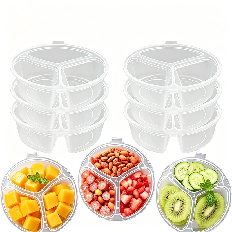 5-20Pcs 3-Compartment Snack Bo - огляд і ціна Food Prep Snacks