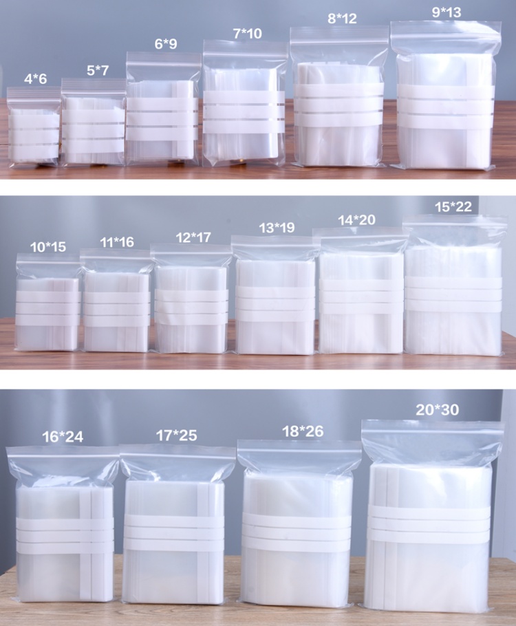 200PCS PE Clear Plastic Writin - огляд і ціна Food Snacks For School