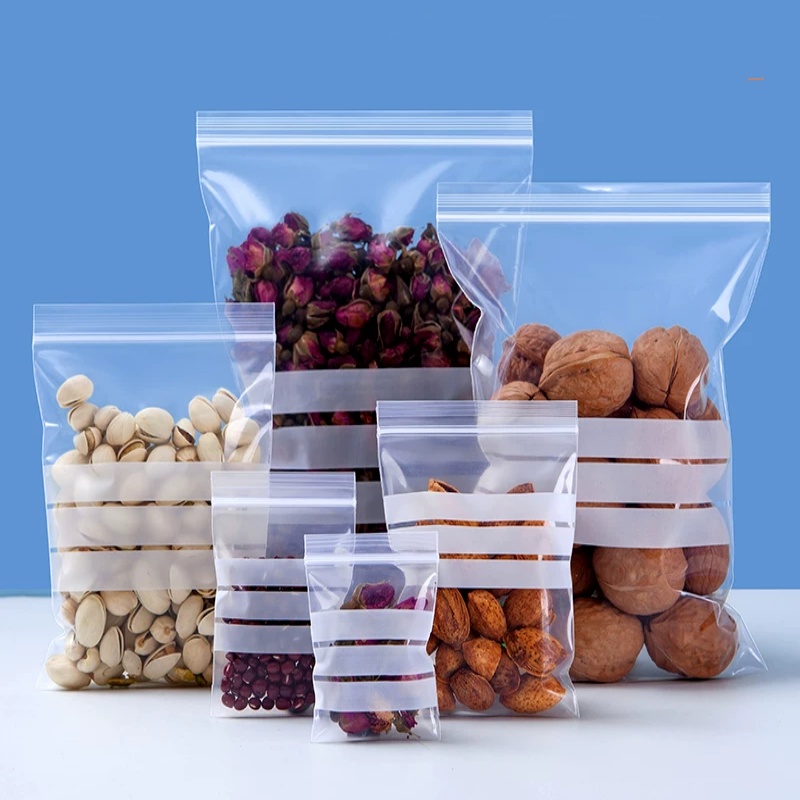 200PCS PE Clear Plastic Writin - огляд і ціна Food Snacks For School