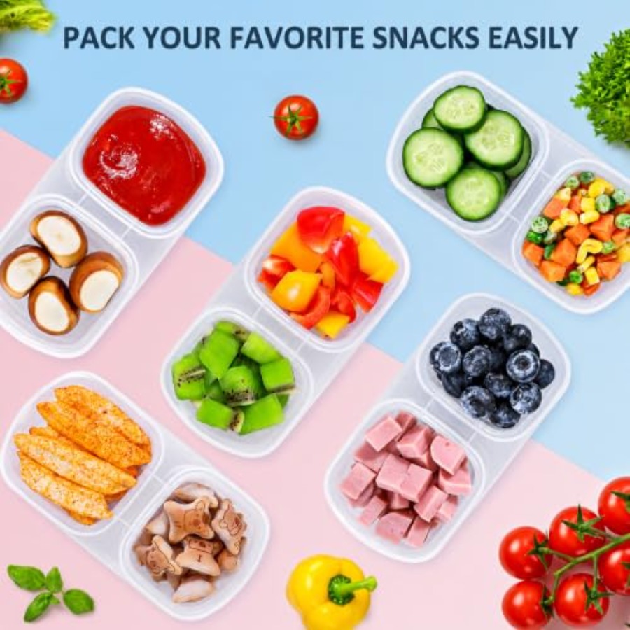 5-Pack Reusable Snack Containe - огляд і ціна Food Prep Snacks