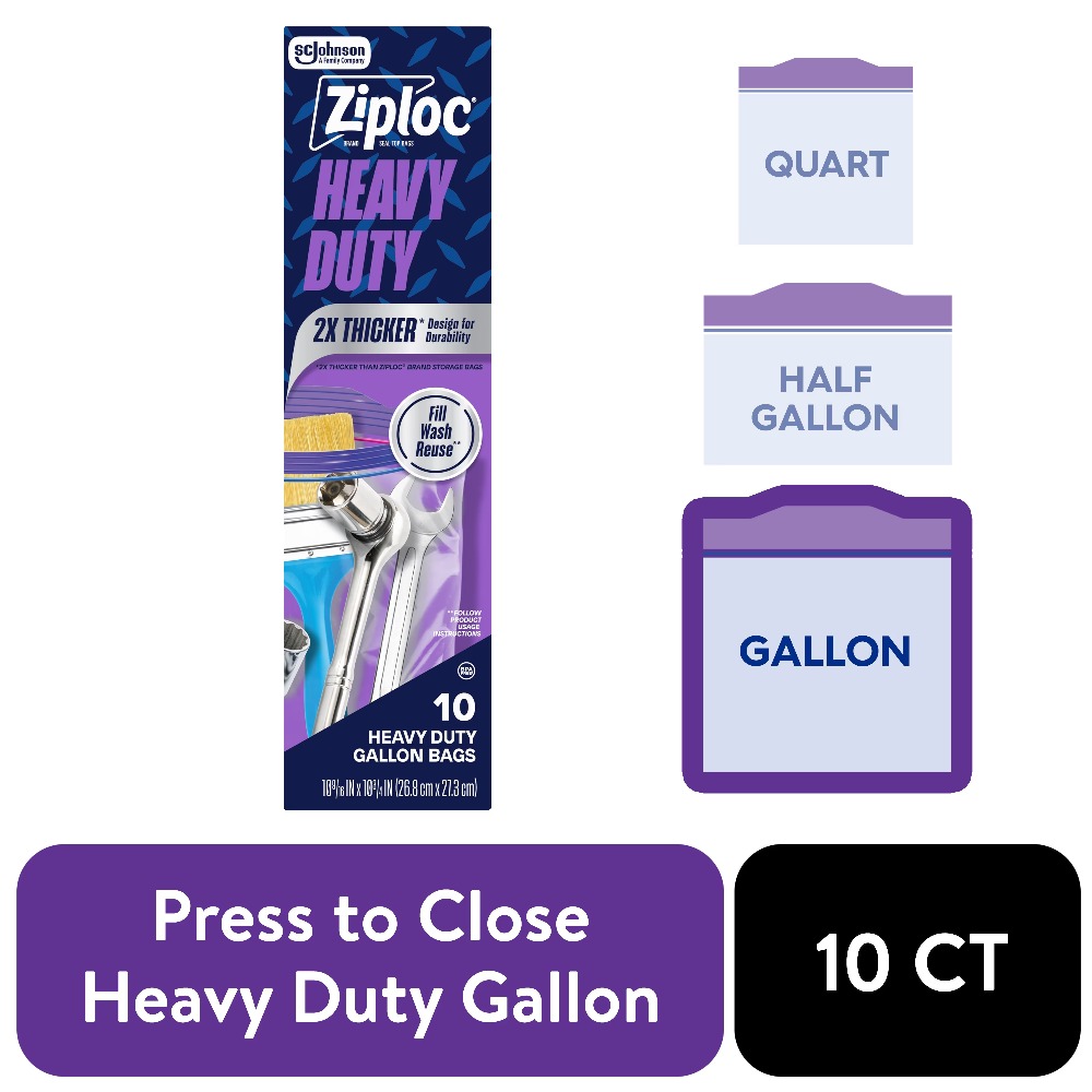 10 Count Heavy Duty Gallon Sea - огляд і ціна Food Prep Snacks