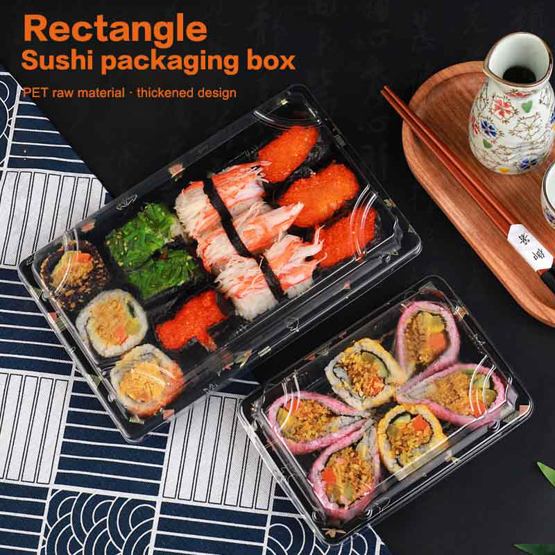 10Pcs Thickened Sushi Box With - огляд і ціна Food Prep Snacks