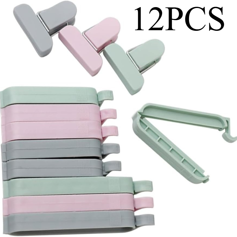 12pcs Mixed Color Plastic Seal - огляд і ціна Food Snacks Wholesale