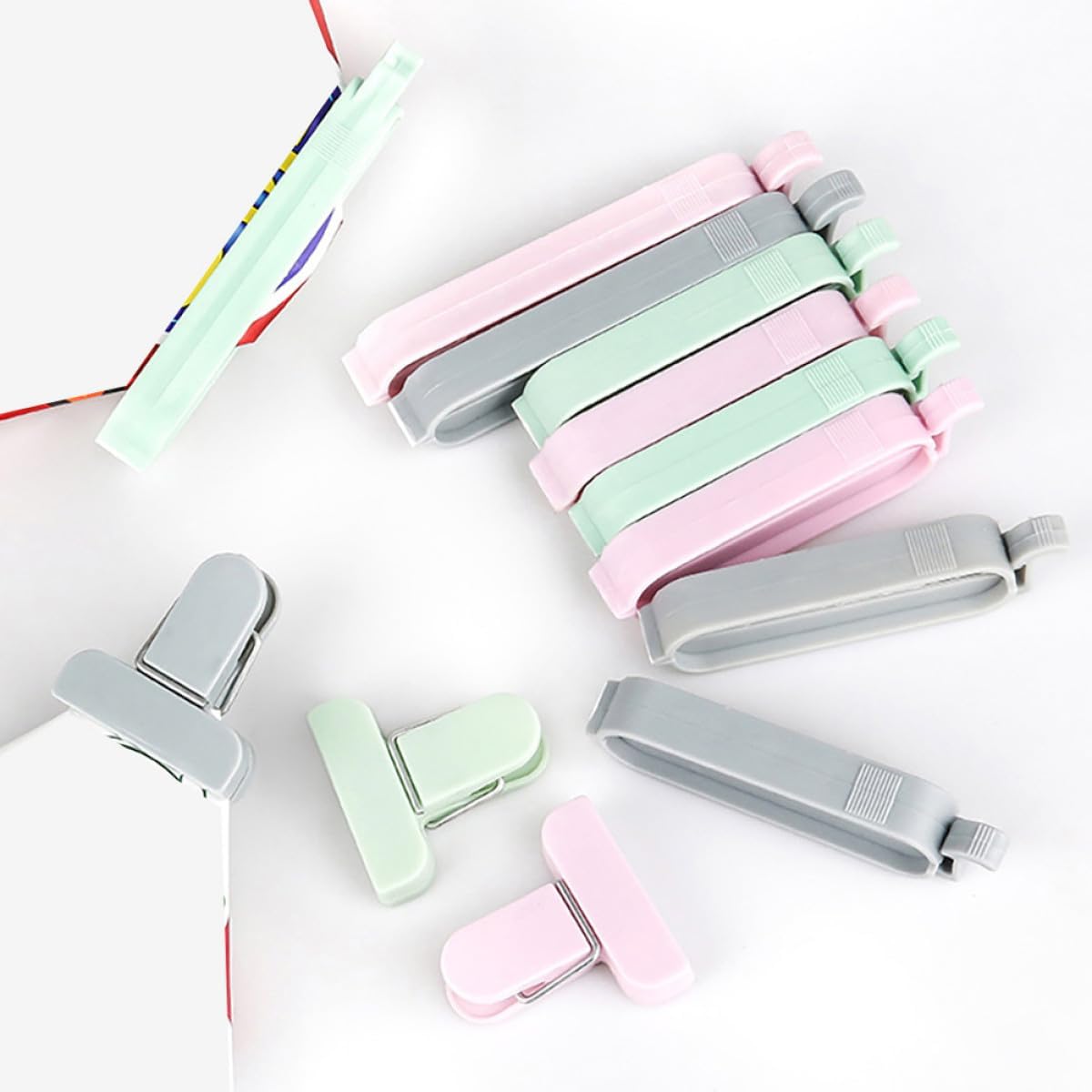 12pcs Mixed Color Plastic Seal - огляд і ціна Food Snacks Wholesale