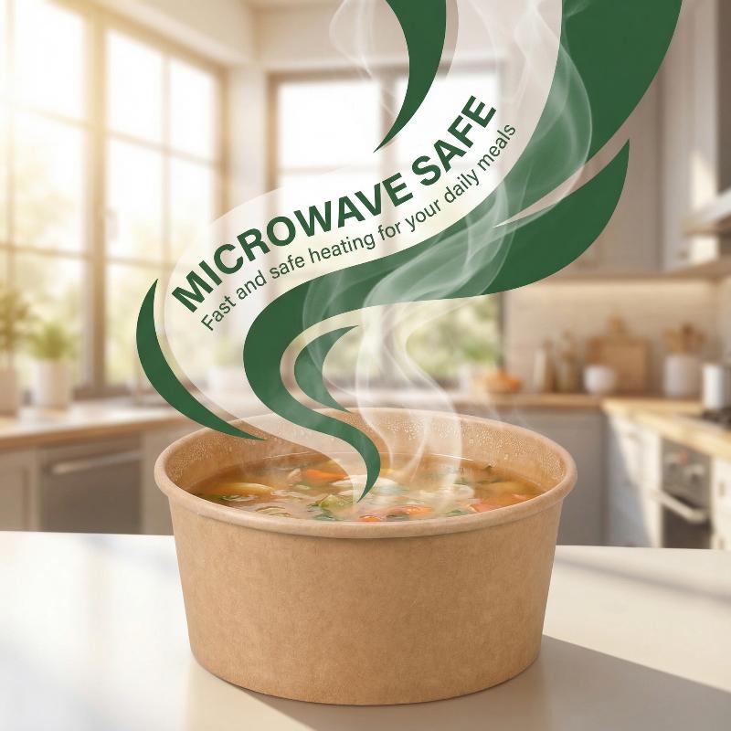 25pcs Kraft Paper Bowls Cups F - огляд і ціна Food Prep Snacks