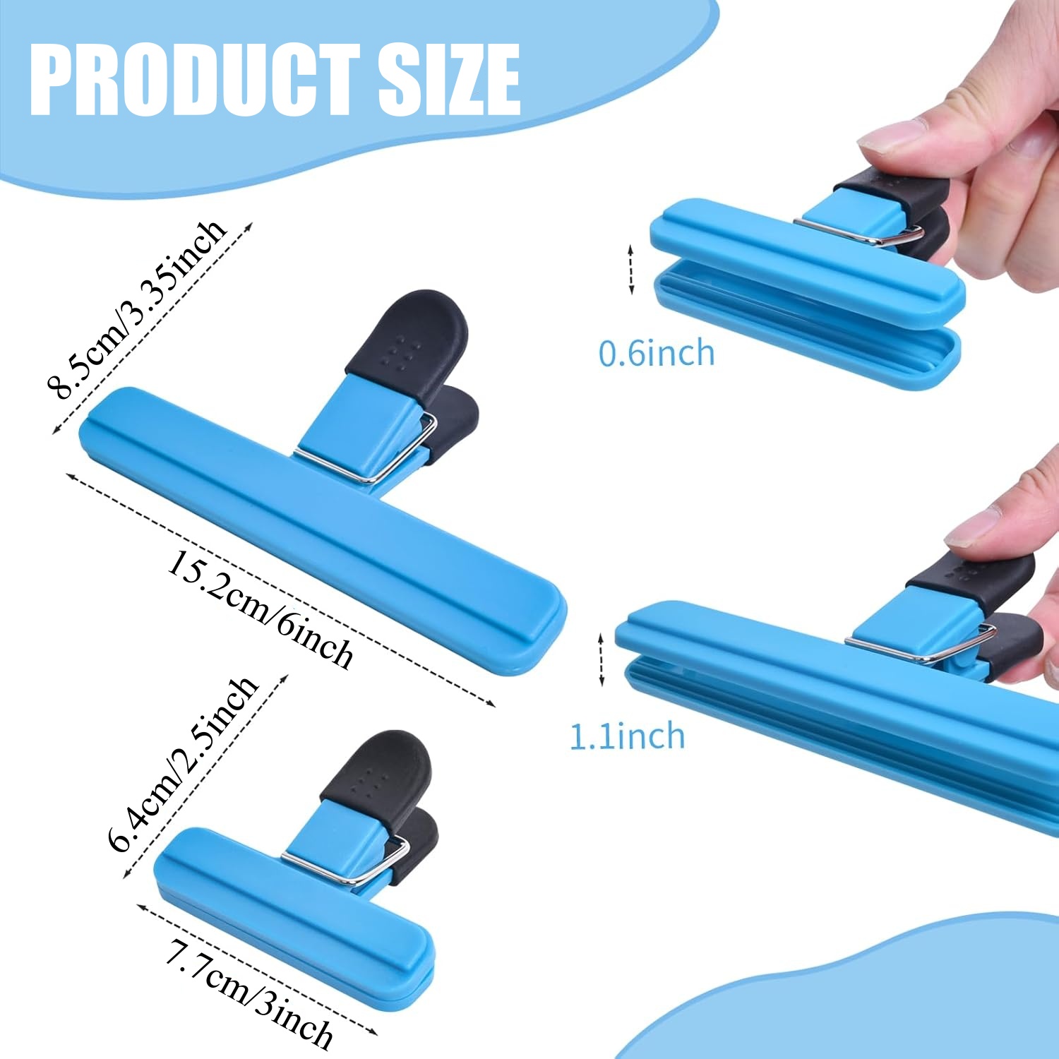 3-12PCS Multi Purpose Sealing  - огляд і ціна Food Snacks Wholesale