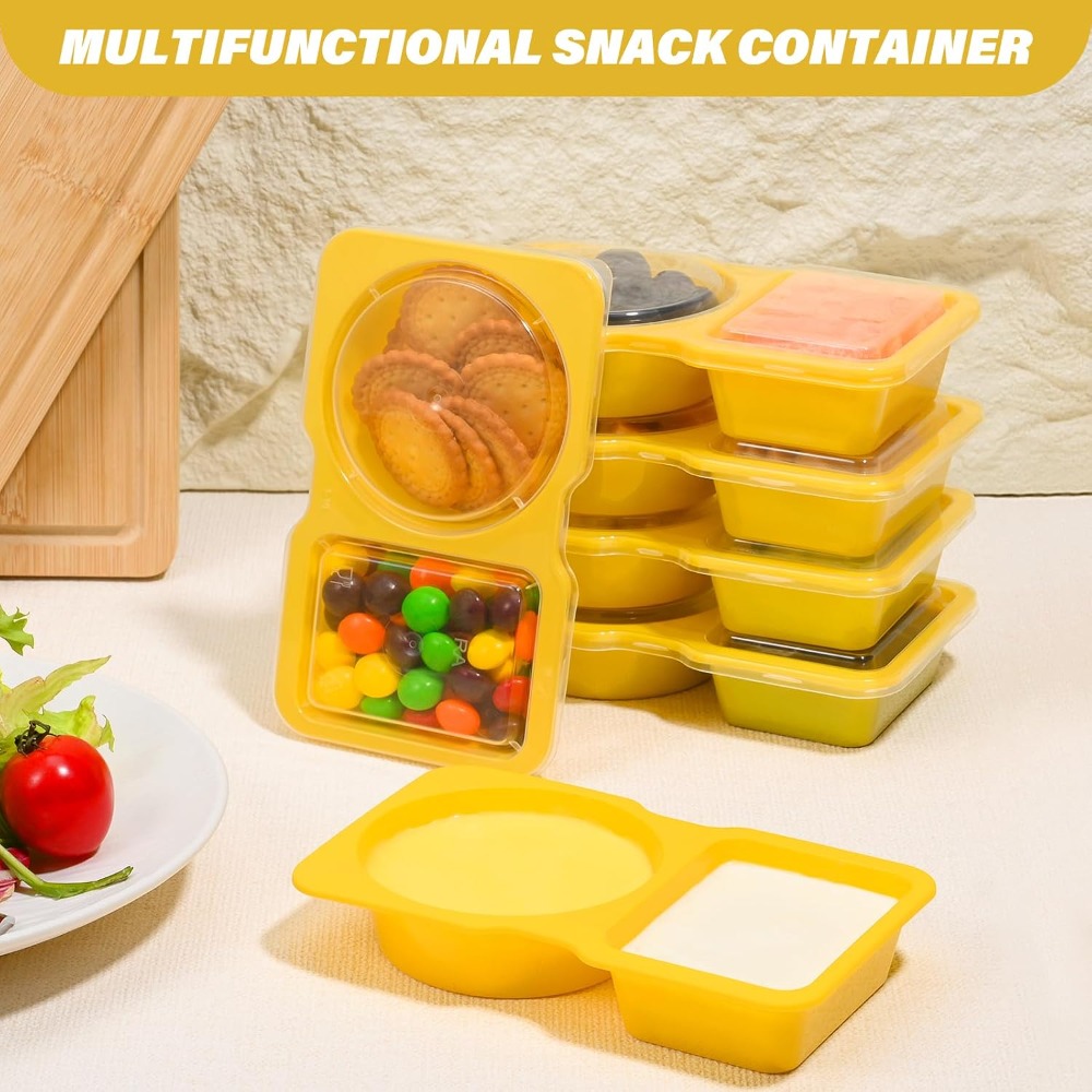2 Compartment Disposable Plast - огляд і ціна Food And Snacks For Picnic