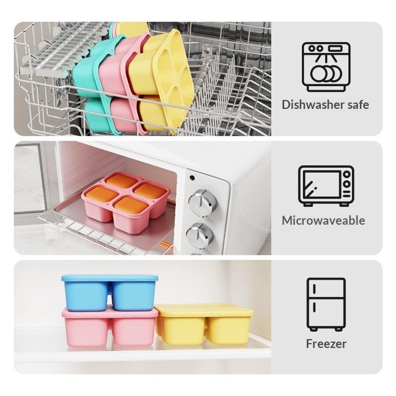 Food Grade Silicone Snack Box  - огляд і ціна Food Snacks For School