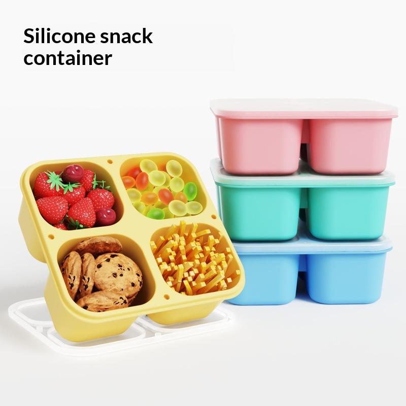 Food Grade Silicone Snack Box  - огляд і ціна Food Snacks For School
