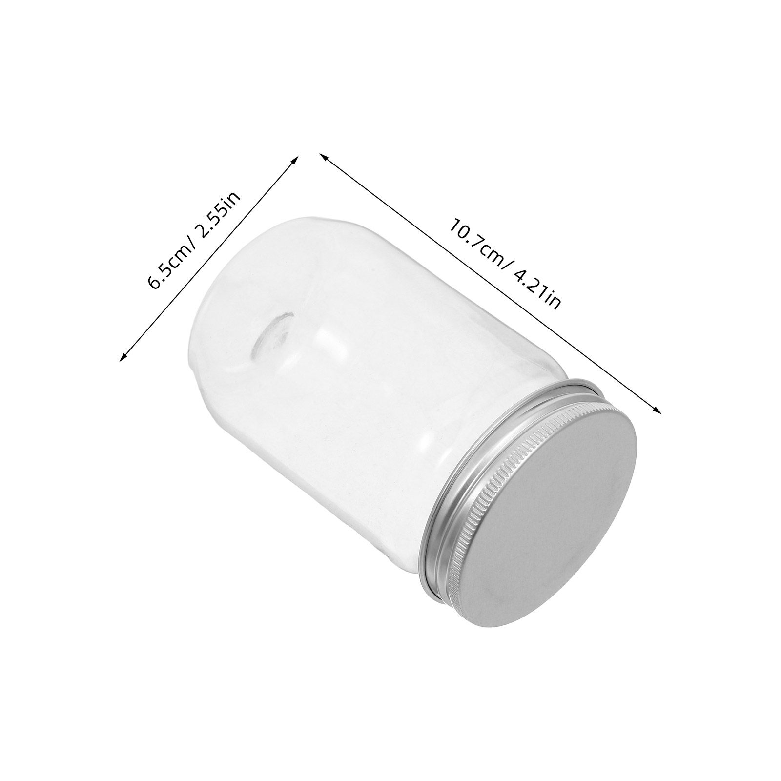 6Pcs Clear Plastic Mason Jars  - огляд і ціна Food Snacks Candy