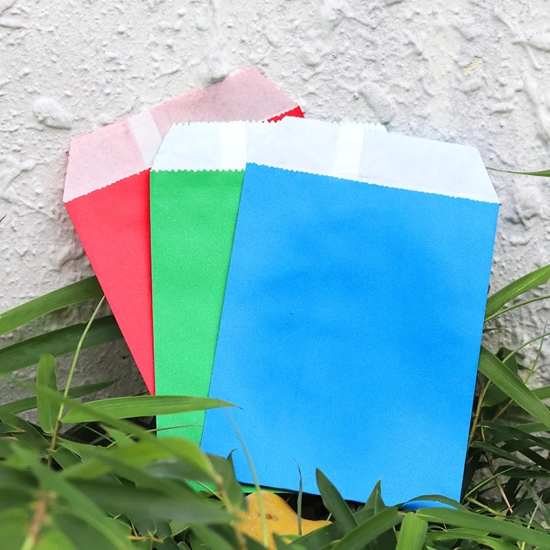 50/100pcs color Gift Kraft Pap - огляд і ціна Food Snacks Candy