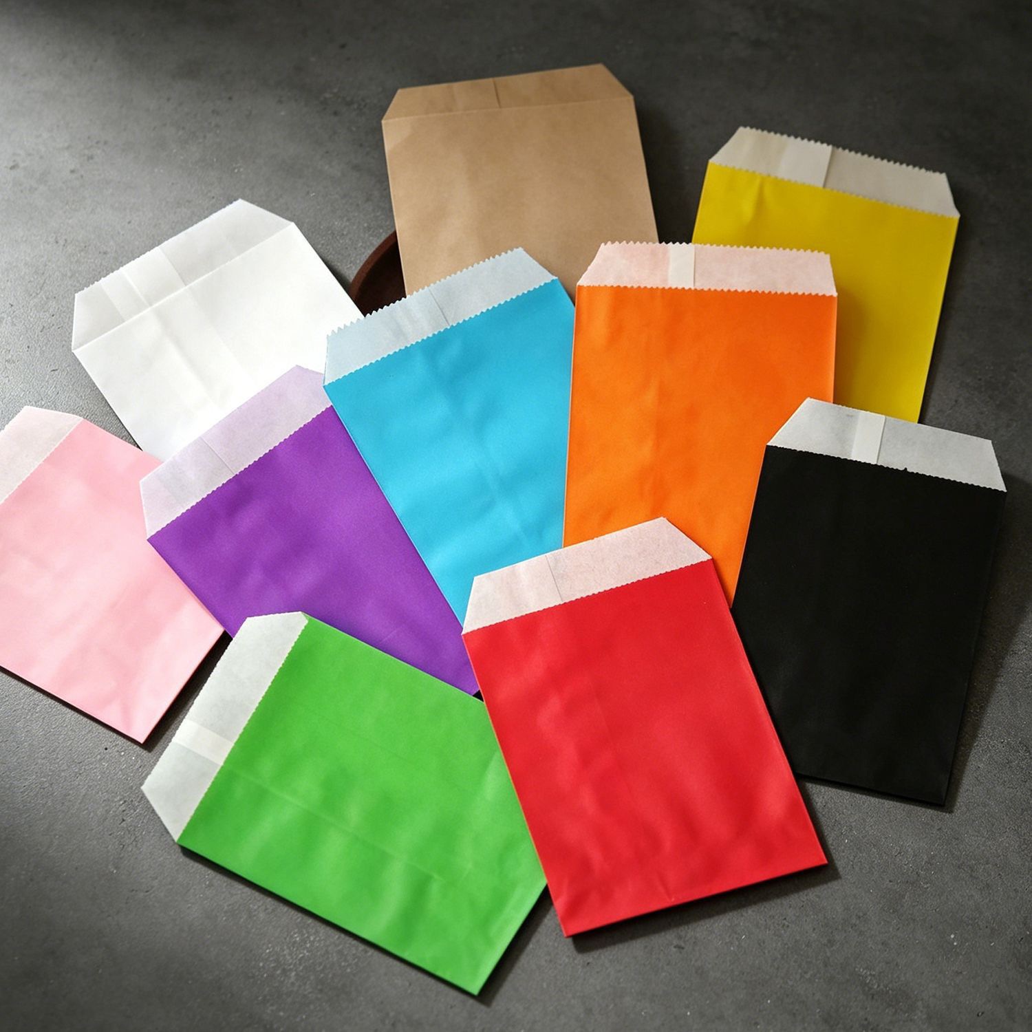 50/100pcs color Gift Kraft Pap - огляд і ціна Food Snacks Candy