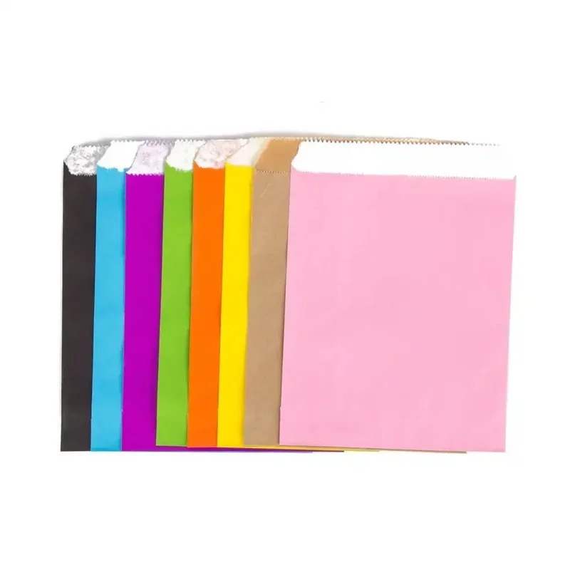 50/100pcs color Gift Kraft Pap - огляд і ціна Food Snacks Candy