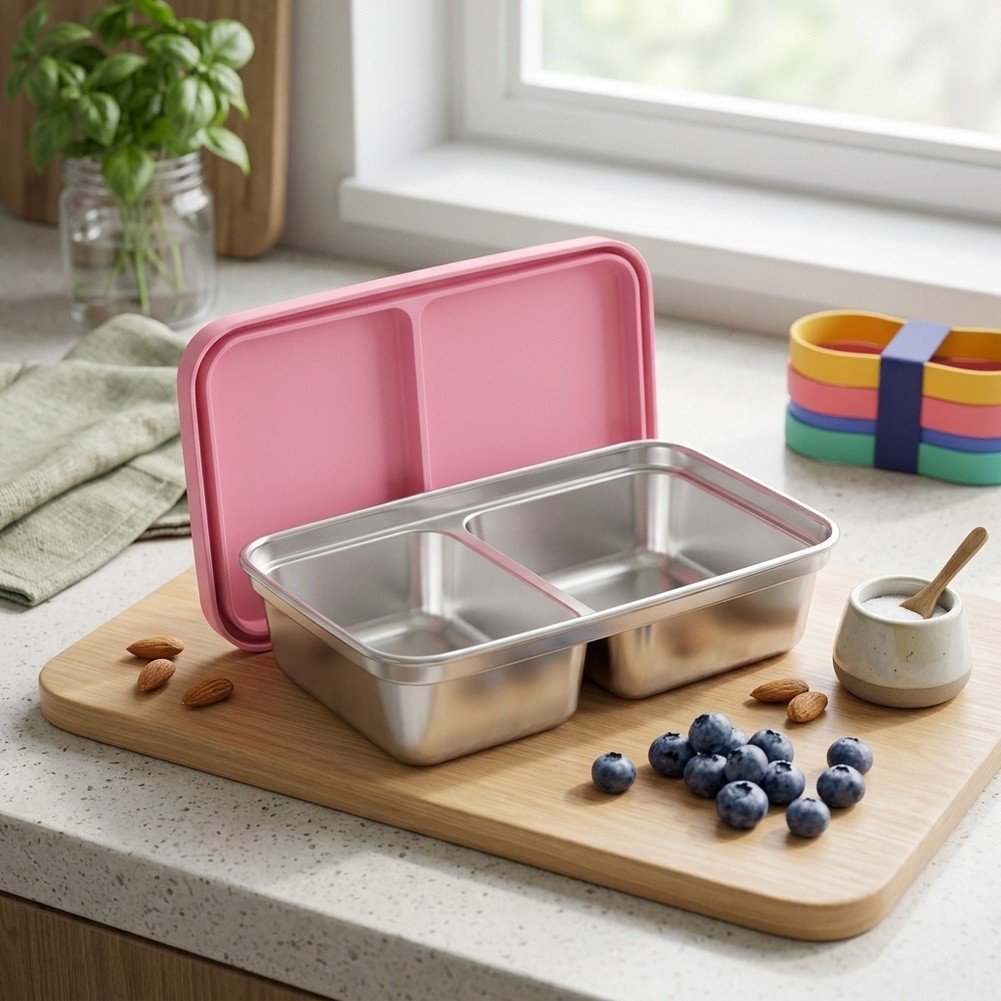 Stainless Steel Toddler Lunch  - огляд і ціна Food Snacks For School