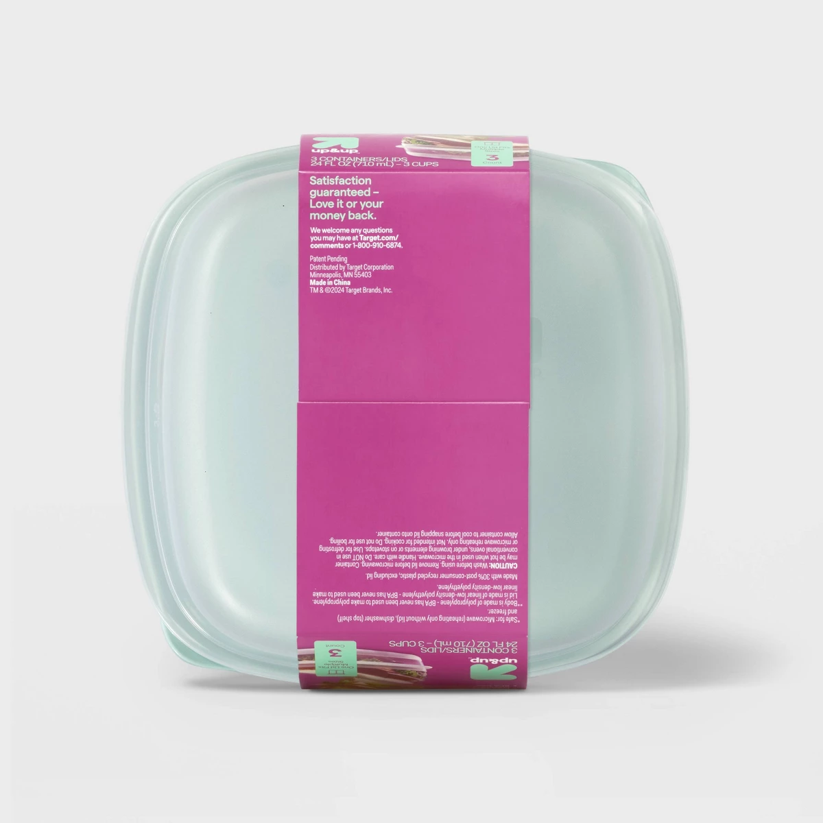 2026 New 3 Pack 24oz Square Fo - огляд і ціна Food Prep Snacks